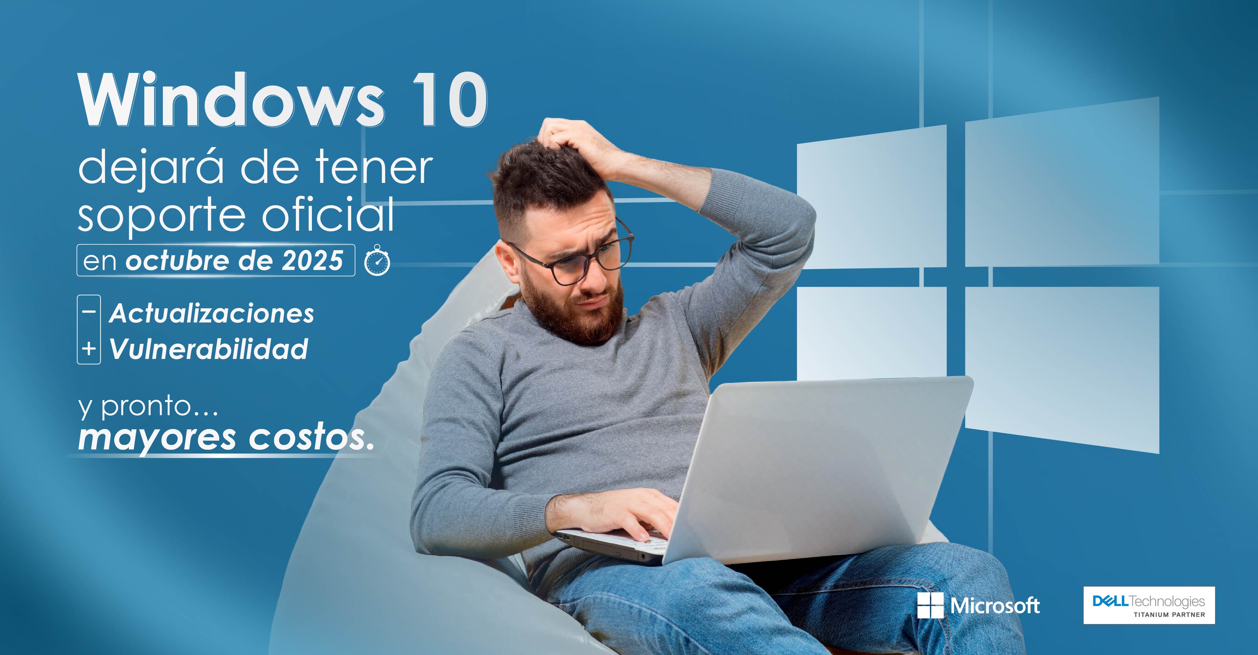 Microsoft ha confirmado que Windows 10 llegará al final de su soporte oficial en octubre de 2025. - Image